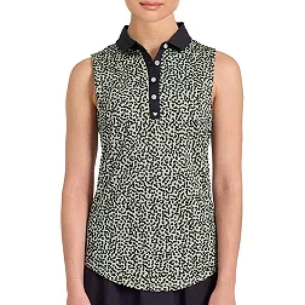 Peak Performance Black and White Sleeveless Top - size Medium